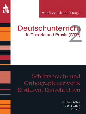 cover image of Schriftsprach- und Orthographieerwerb